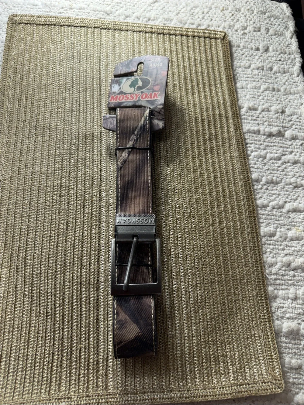 Mossy Oak Men’s Camo Belt Size 40/42 Hunting Outdoor Camouflage NWT